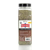 Real Salt Organic Garlic Pepper 28 oz