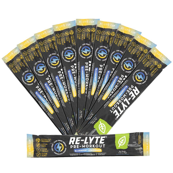 New! Re-Lyte Pre-Workout Stick Packs (10 ct.)