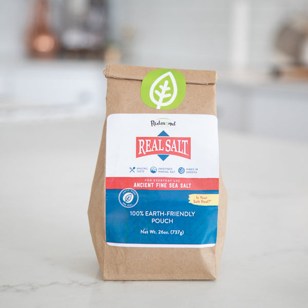 Real Salt Refill Pouch (paper 26 oz.) - wholesale