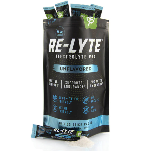 Re-Lyte Electrolyte Mix Stick Packs - Unflavored (30 ct.)